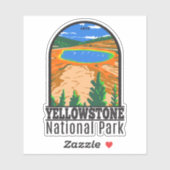 Nationaal park Yellowstone Grand Prismatic Spring Sticker (Vel)