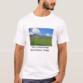 Nationaal park Yellowstone Green Valley Photo Nati T-shirt
