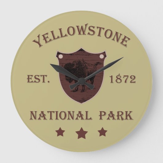 Nationaal park Yellowstone Grote Klok (Voorkant)