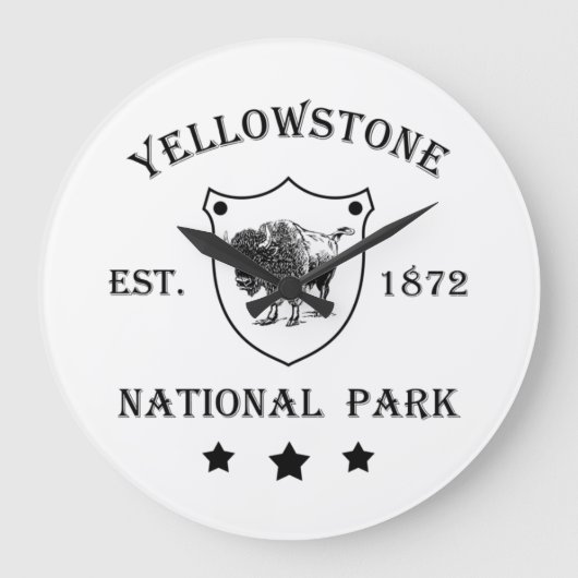 Nationaal park Yellowstone Grote Klok (Voorkant)