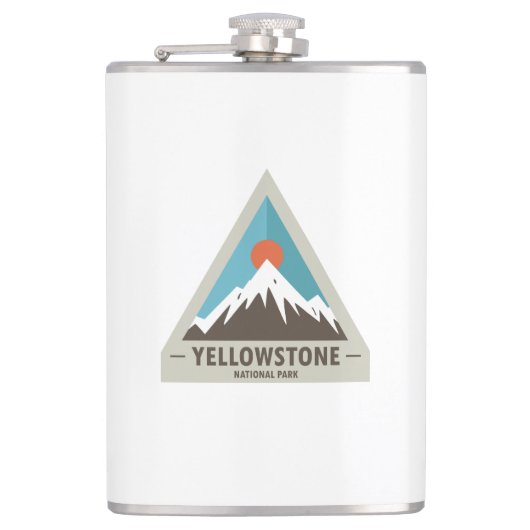 Nationaal Park Yellowstone Heupfles (Voorkant)