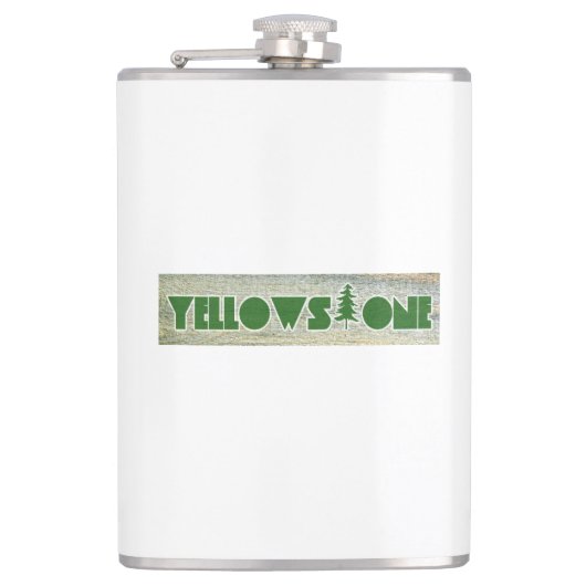 Nationaal Park Yellowstone Heupfles (Voorkant)