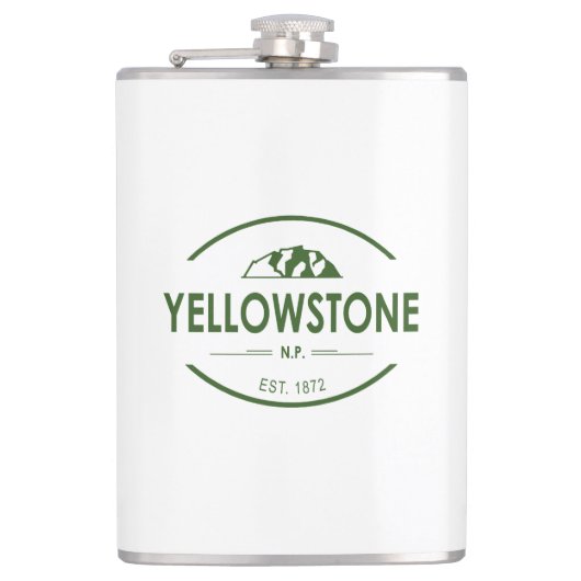 Nationaal Park Yellowstone Heupfles (Voorkant)