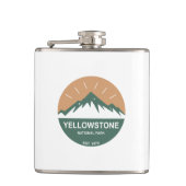 Nationaal Park Yellowstone Heupfles (Voorkant)
