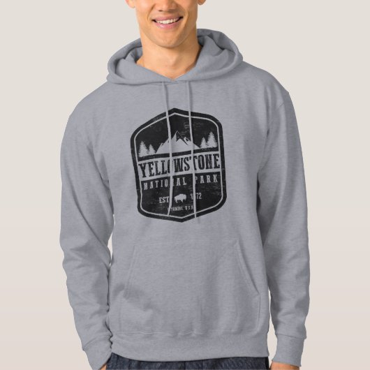 Nationaal Park Yellowstone Hoodie (Voorkant)