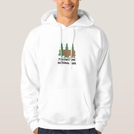 Nationaal Park Yellowstone Hoodie (Voorkant)