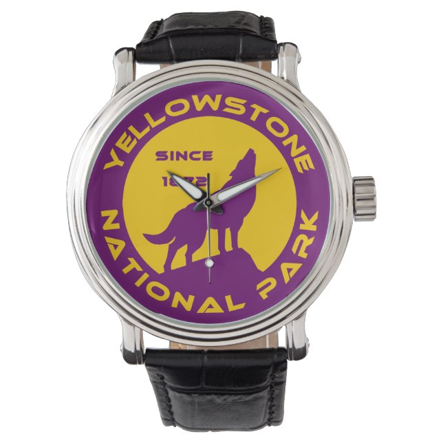 Nationaal Park Yellowstone Horloge (Voorkant)