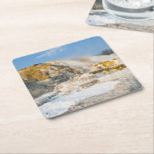 Nationaal Park Yellowstone Kartonnen Onderzetters (Schuin)