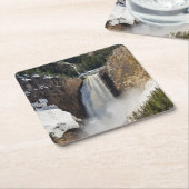 Nationaal Park Yellowstone Kartonnen Onderzetters (Schuin)