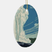 Nationaal Park Yellowstone Keramisch Ornament (Rechts)