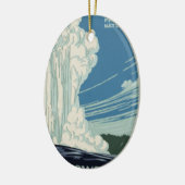 Nationaal Park Yellowstone Keramisch Ornament (Links)