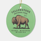Nationaal Park Yellowstone Keramisch Ornament (Links)