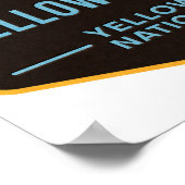 Nationaal park Yellowstone Lake Yellowstone Poster (Hoek)