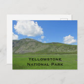Nationaal park Yellowstone Landscape Photo Mountai Briefkaart (Voorkant / Achterkant)