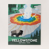 Nationaal park Yellowstone Legpuzzel (Verticaal)