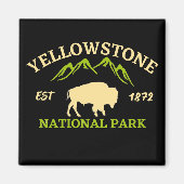 Nationaal Park Yellowstone Magneet (Voorkant)