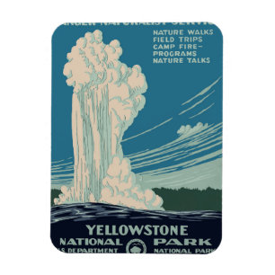 Nationaal Park Yellowstone Magneet