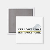 Nationaal Park Yellowstone Magneet (Voorkant / Achterkant)