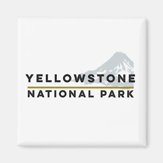 Nationaal Park Yellowstone Magneet (Voorkant)