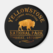 Nationaal park Yellowstone Magneet (Voorkant)