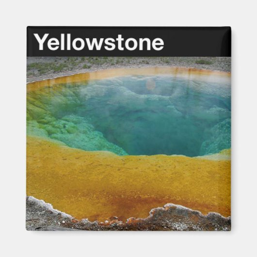 Nationaal Park Yellowstone Magneet (Voorkant)