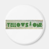 Nationaal Park Yellowstone Magneet (Voorkant)