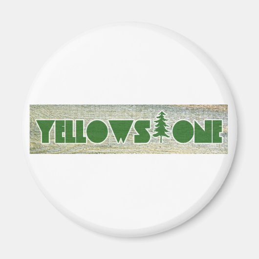 Nationaal Park Yellowstone Magneet (Voorkant)