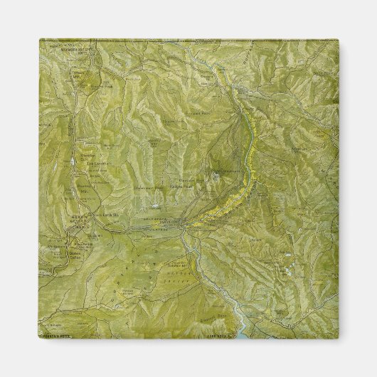 Nationaal Park Yellowstone Magneet (Voorkant)