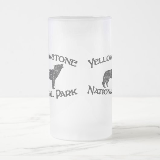 Nationaal Park Yellowstone Matglas Bierpul (Center)