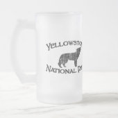 Nationaal Park Yellowstone Matglas Bierpul (Links)