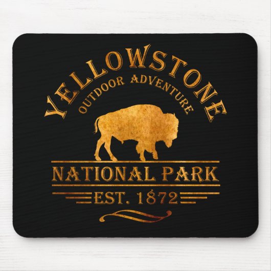 Nationaal park Yellowstone Muismat (Voorkant)