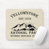 Nationaal park Yellowstone Muismat (Met muis)