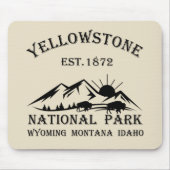 Nationaal park Yellowstone Muismat (Voorkant)