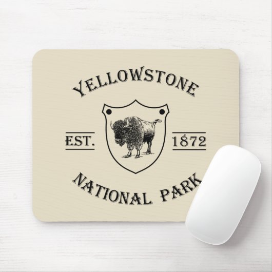 Nationaal park Yellowstone Muismat (Met muis)