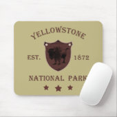 Nationaal park Yellowstone Muismat (Met muis)