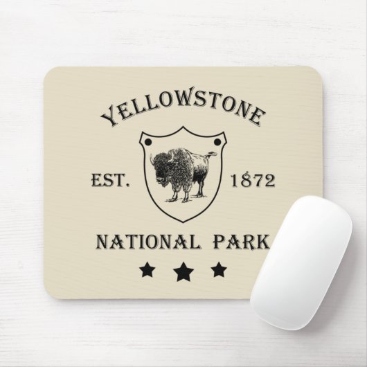 Nationaal park Yellowstone Muismat (Met muis)