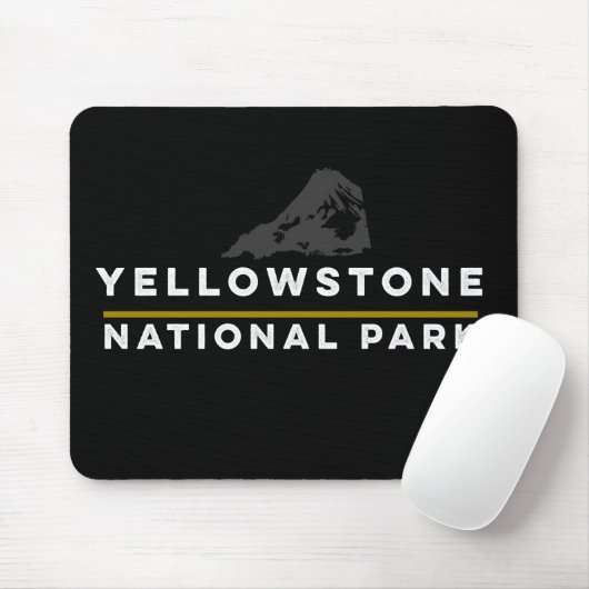 Nationaal Park Yellowstone Muismat (Met muis)