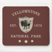 nationaal park yellowstone muismat (Voorkant)
