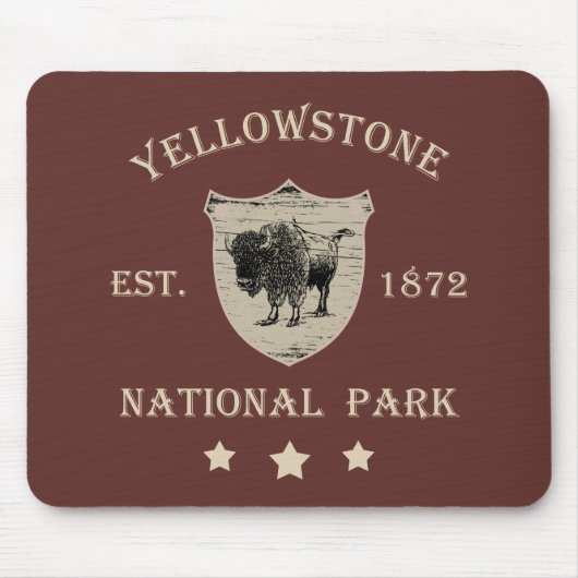 nationaal park yellowstone muismat (Voorkant)