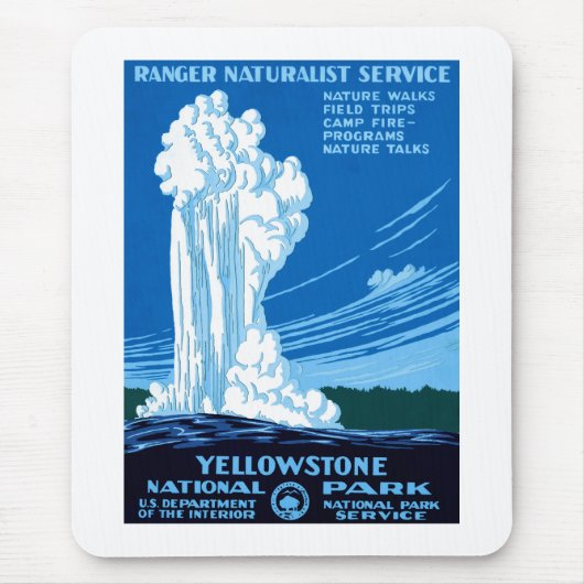 Nationaal Park Yellowstone Muismat (Voorkant)
