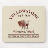Nationaal park Yellowstone Muismat (Voorkant)