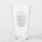 Nationaal park Yellowstone North American Bison Glas (Achterkant)