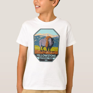 Nationaal park Yellowstone North American Bison T-shirt