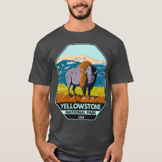 Nationaal park Yellowstone North American Bison T-shirt