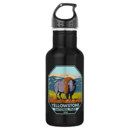 Nationaal park Yellowstone North American Bison Waterfles