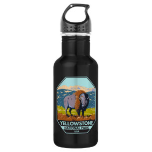 Nationaal park Yellowstone North American Bison Waterfles