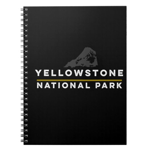 Nationaal Park Yellowstone Notitieboek (Voorkant)