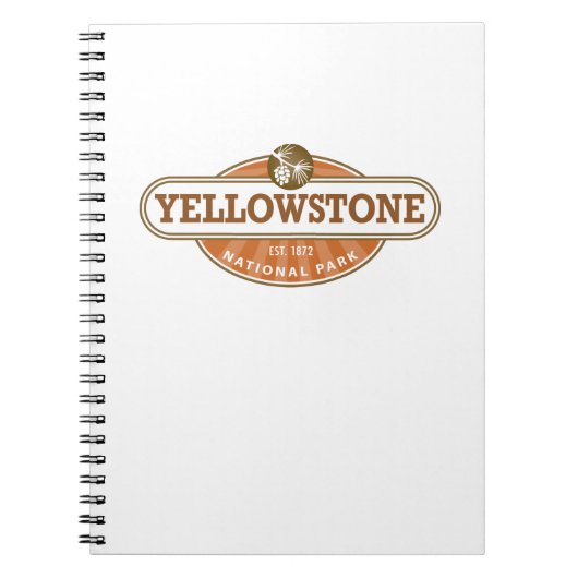 Nationaal Park Yellowstone Notitieboek (Voorkant)