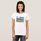 Nationaal park Yellowstone NP Green Valley Photo N T-shirt (Voorkant volledig)