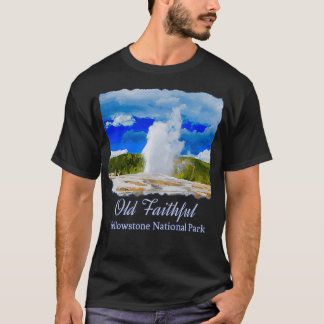 Nationaal park Yellowstone Old Faithful Geyser T-shirt